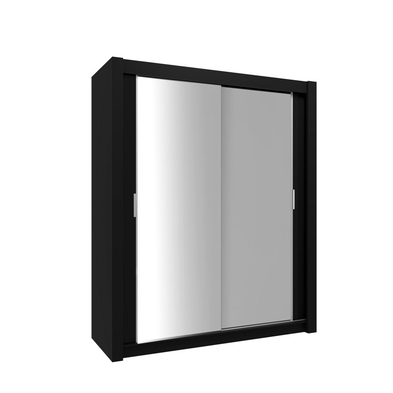 Armoire Chico, H 85 po x l 71 po x P 25 po, Noir