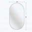 Élégant miroir ovale en métal-117805243-117805241
