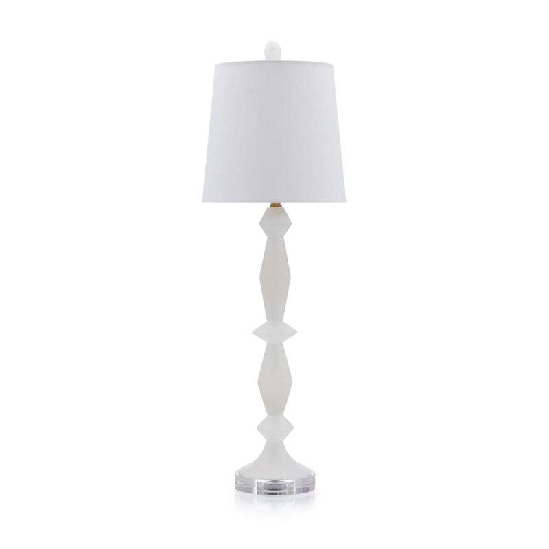 Lampe de table en albâtre