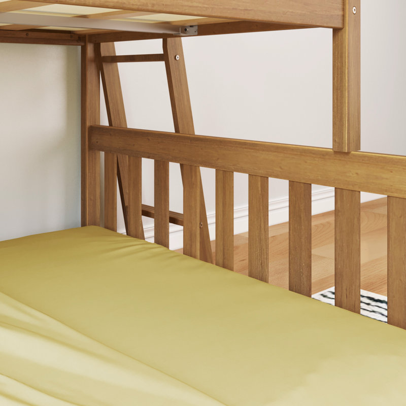 Aileana Kids Twin Over Full Bunk Bed, Pecan