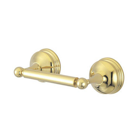 Vintage Wall Mounted St. Louis Toilet Paper Holder, Polished Brass