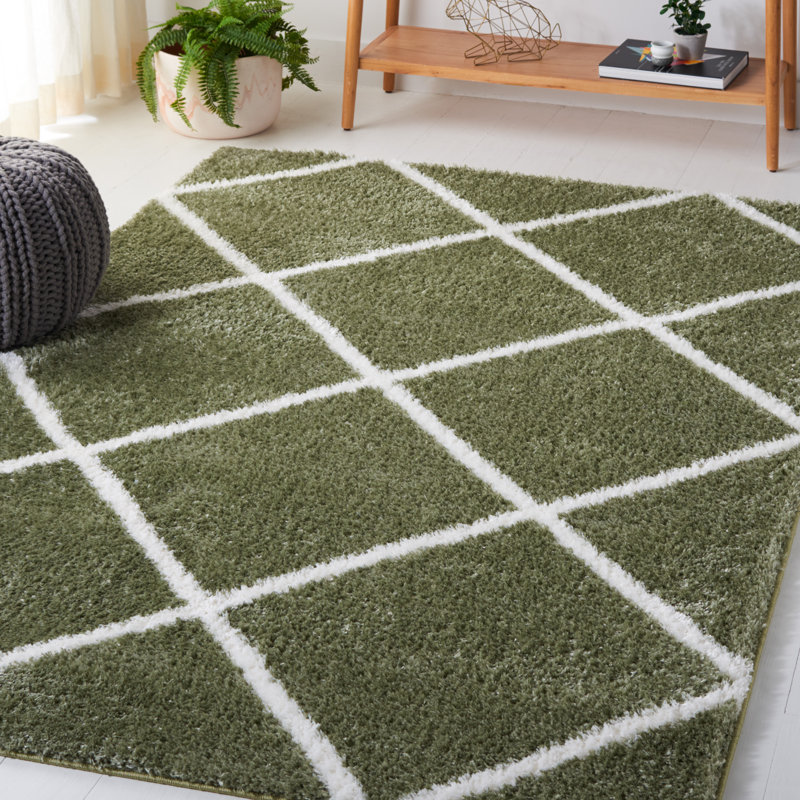 Tahoe Shag Performance Geometric Rug, Rectangle 8' x 10'