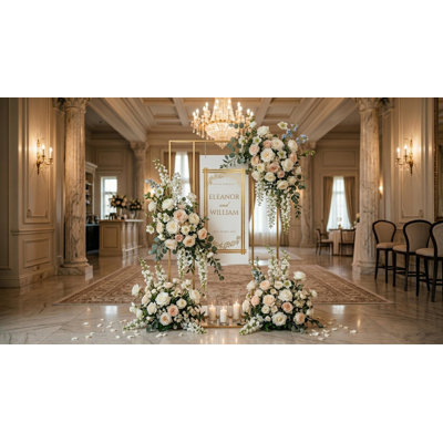 Arche de mariage en acier inoxydable Stonehill