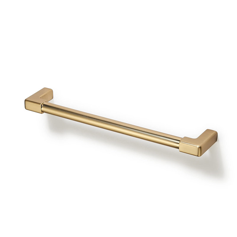 Paquet de 10 poignées d'armoire solides classiques - 6,3 po / 160 mm espacement des vis Poignées de meuble bronze champagne pour commode de salle de bain Armoires de cuisine Poignées d'armoire de chambre à coucher