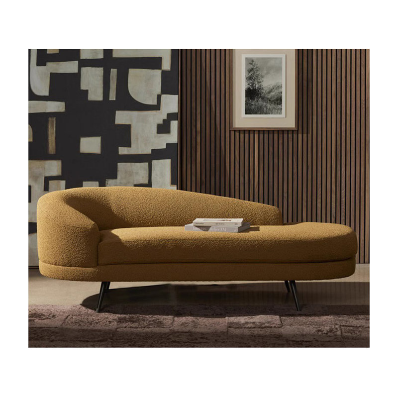 Méridienne simple de style chambre à coucher crème