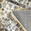 Tapis oriental lavable à la machine avec envers en caoutchouc pour salon-1242988332