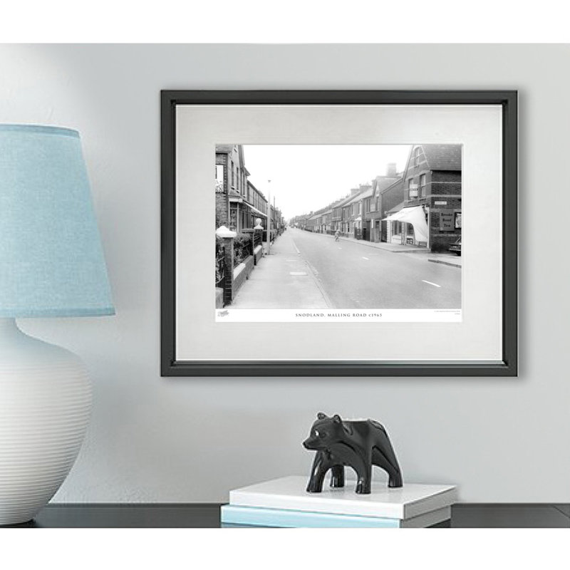 Snodland, Malling Road C1965 by Francis Frith - Single Picture Frame Print, 28cm H x 36cm W x 2.3cm D