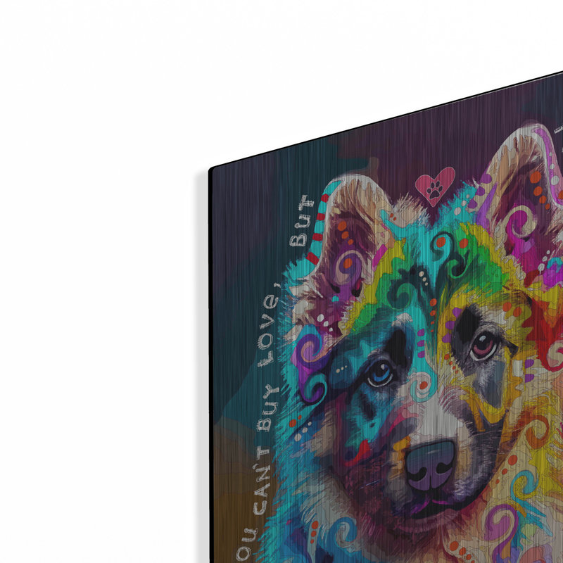 Art mural en métal Winston Porter, H 16 po x l 12 po