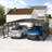 20 ft. W x 20 ft.D Heavy Duty Metal Hardtop Carport for All-Weather Use,Extra Bracing, Outdoor Vehicle Shelter For Cars, Tractors & Equipment-120090122