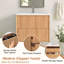Meuble-lavabo mural 24 po avec lavabo, meuble-lavabo mural moderne minimaliste avec lavabo intégré