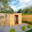 Mercia 6 X 6 Woodsman Shiplap Pent Shed (Glass)