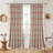 Breneisha Linen Textured Geometric Curtains Thermal Insulated Grommet Curtains-346190653-370704146