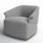 Morgana Upholstered Swivel Barrel Chair-96025803