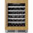 24 Inch Wide 45 Bottle Capacity Single Zone Wine Cooler with Alternating (Blue, White, Amber) LED lighting, Door Alarm, Touch Control Panel and Lockable Right Hinged Door-106569064-128717694