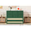 Lit escamotable double avec grands tiroirs, vert-1442220429