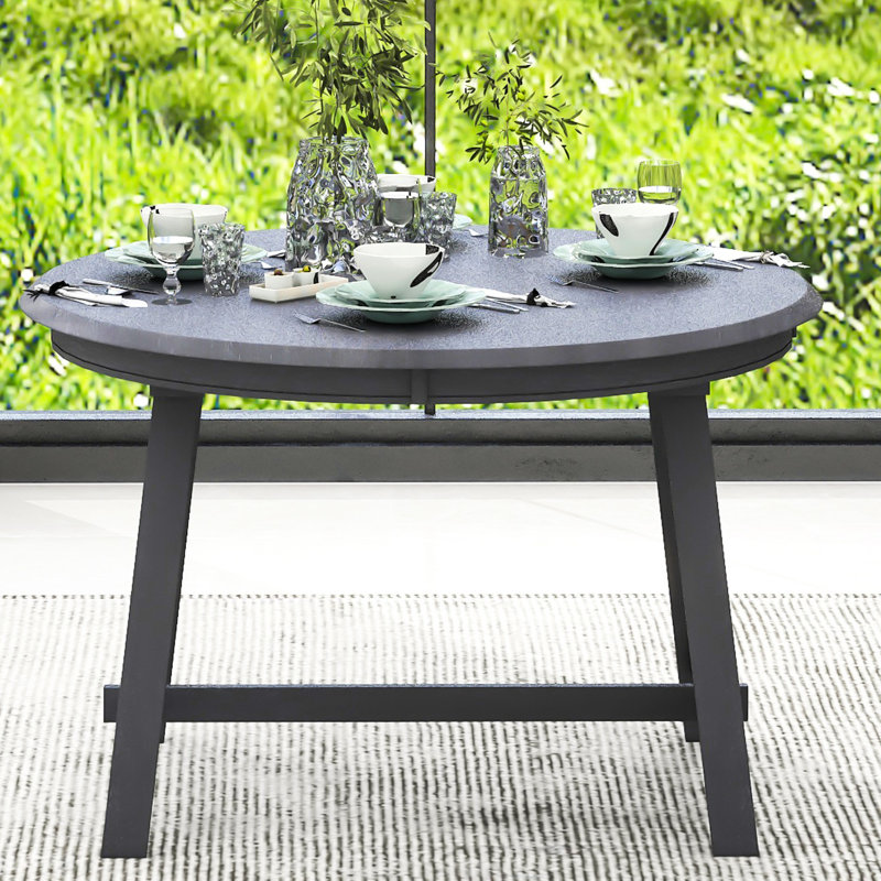 Table de salle à manger extensible Modern - gris, style champêtre en bois de qualité