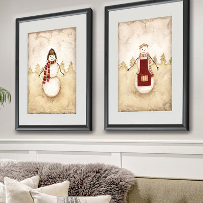 " Snowman " 2 - Pieces