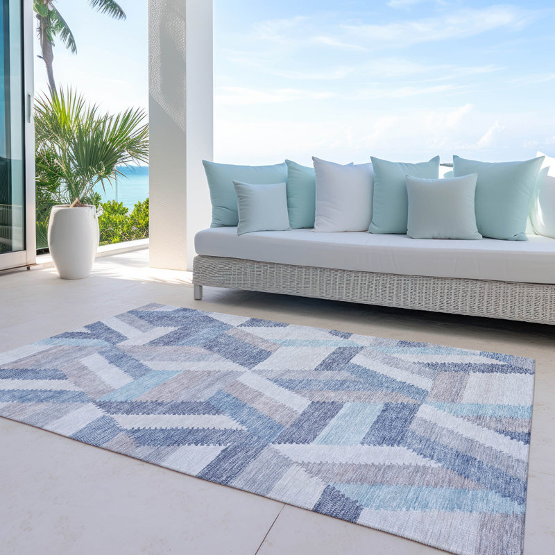 Tapis lavable intérieur / extérieur Viella , 8' x 10'