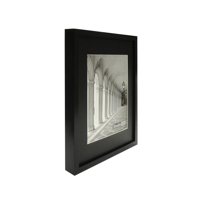 Black Beveled Picture Frame, 11" x 17"