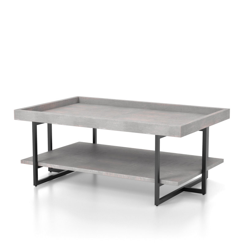 Baden Single Coffee Table, Antique Gray