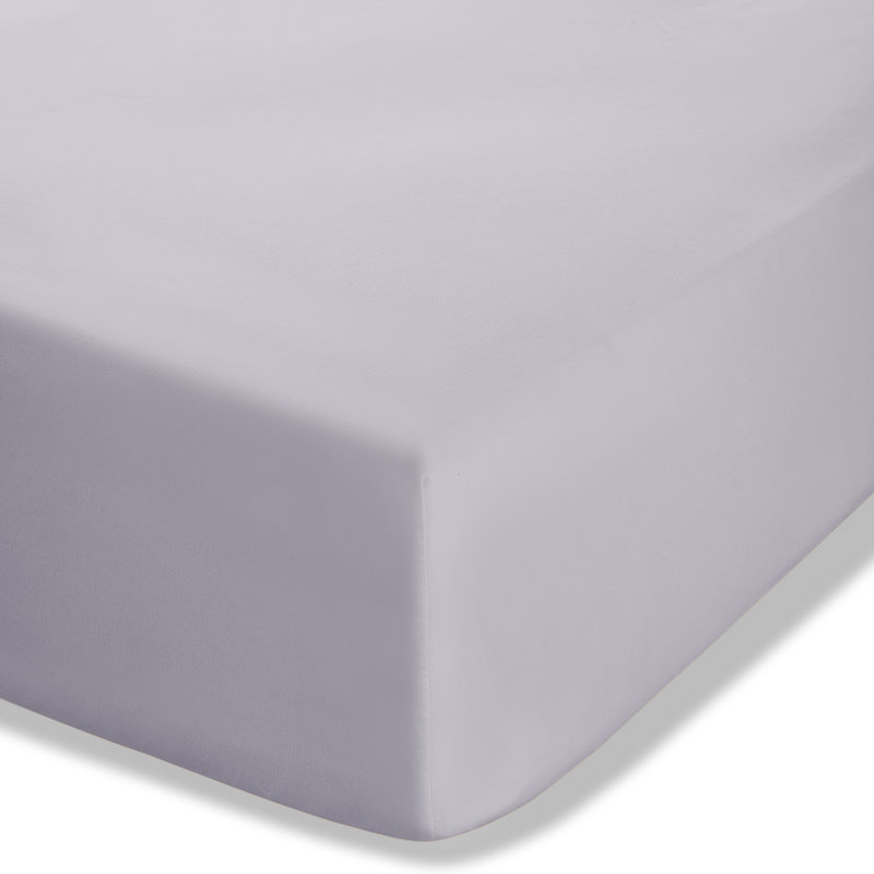 Easy Iron Percale Fitted Sheet, Single (3'), Ochre Yellow