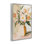 Vase rose pêche avec giclée encadrée, design par Creative Studio