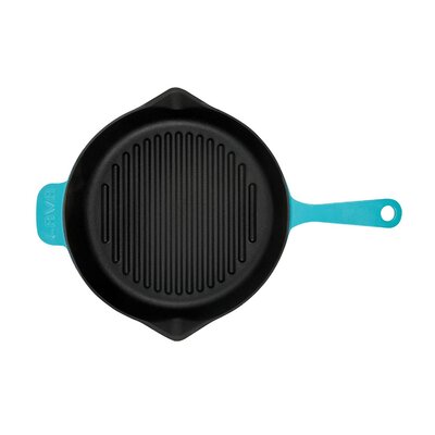 Lava Enameled Cast Iron Grill Pan 11 inch-Edition Series with Pour Spouts Round -  LAVA CAST IRON, LV Y GT 28 SPR TR