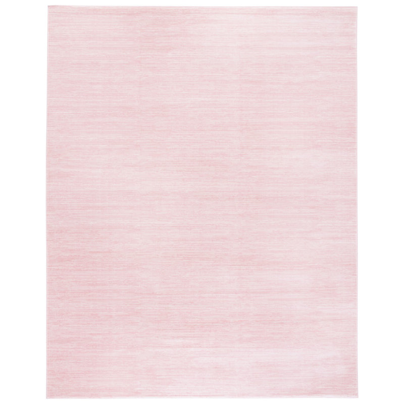 Tapis rose en polypropylène tissé à la machine Chamberland, Rectangle 9 pi x 12 pi