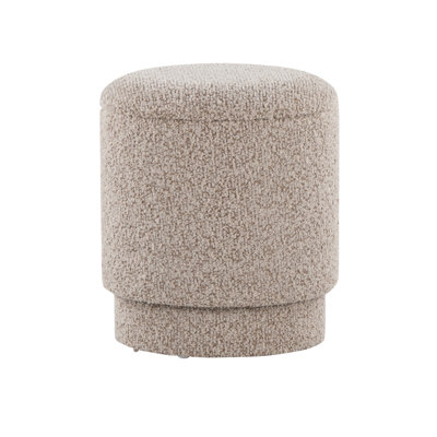 Style contemporain en tissu brun avec revêtement élégant, couvercles amovibles pour rangement caché, rembourrage en mousse confortable, deux repose-pieds, petites tailles de 10,75 po, largeur du produit de 14,62 po, poids de 7,9 lb, intérieur
