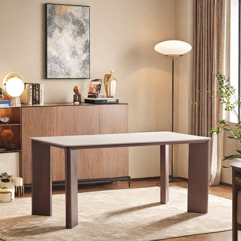 Une table de salle à manger élégante et pratique., H 29,53 po x L 70,87 po x l 35,43 po