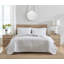 Ensemble de courtepointe réversible en coton Willow Way Ticking Stripe Quilt Set-895454632
