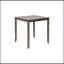 Ensemble de table de salle à manger 5 pièces, ensemble de table de salle à manger carrée en bois pour 4 personnes, ensemble de table de cuisine à hauteur de comptoir avec table carrée et 4 chaises rembourrées pour petit espace, noyer