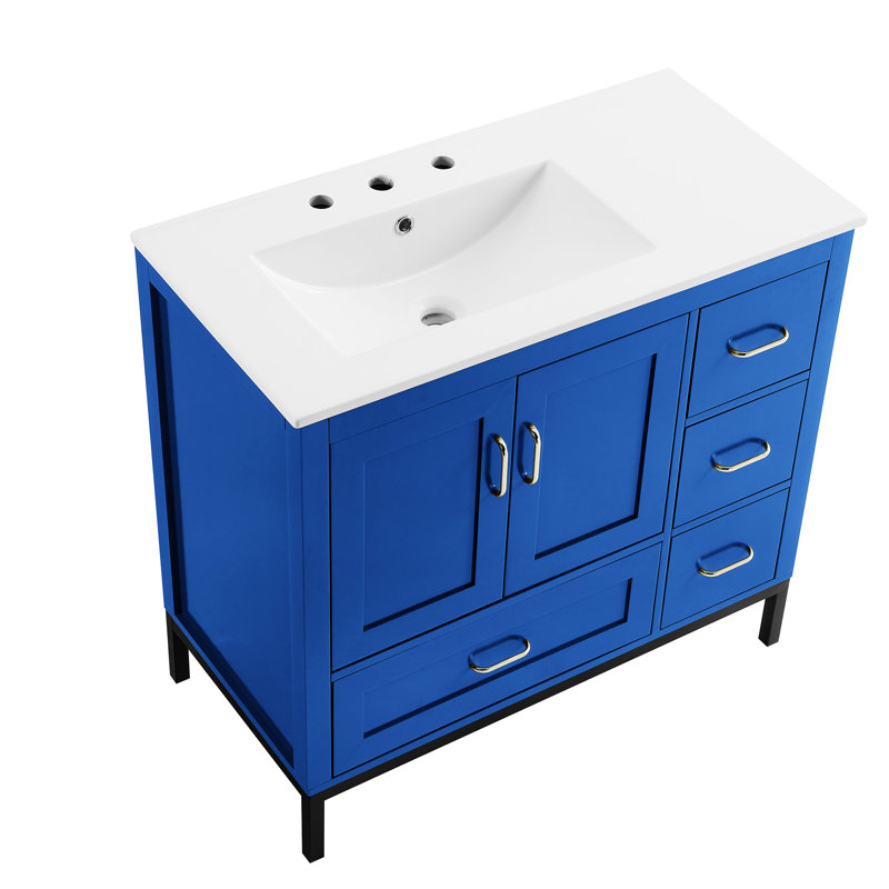 Bathroom Vanity, Blue