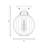 Kaydan 1-Light Dimmable Semi Flush Mount-89140475