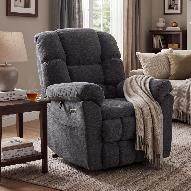 Fauteuil inclinable électrique Grace Grace, Grey Fabric
