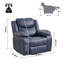 Fauteuil inclinable manuel pivotant à 360 ° Adwin   -1271970812