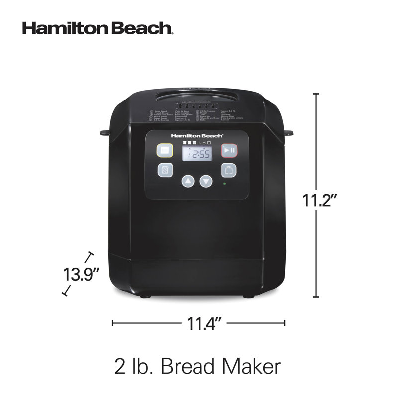 Hamilton Beach 2 Lb. Machine à pain 12 cycles