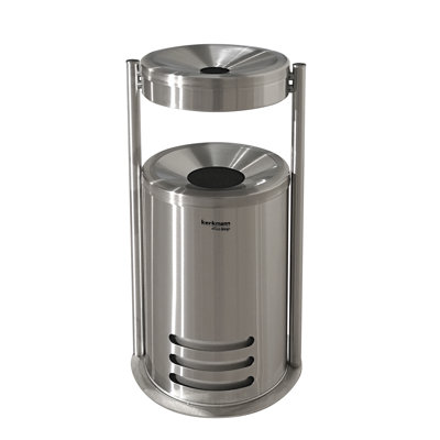 Steel Open Kitchen Trash Can - 15L