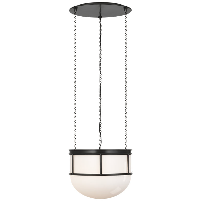 Chapman & Myers Pendant, 1, Bronze, 13" H x 16.5" W x 16.5" D