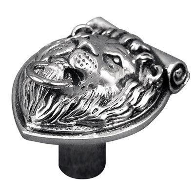 Sforza 1 3/8" Lion Novelty Knob
