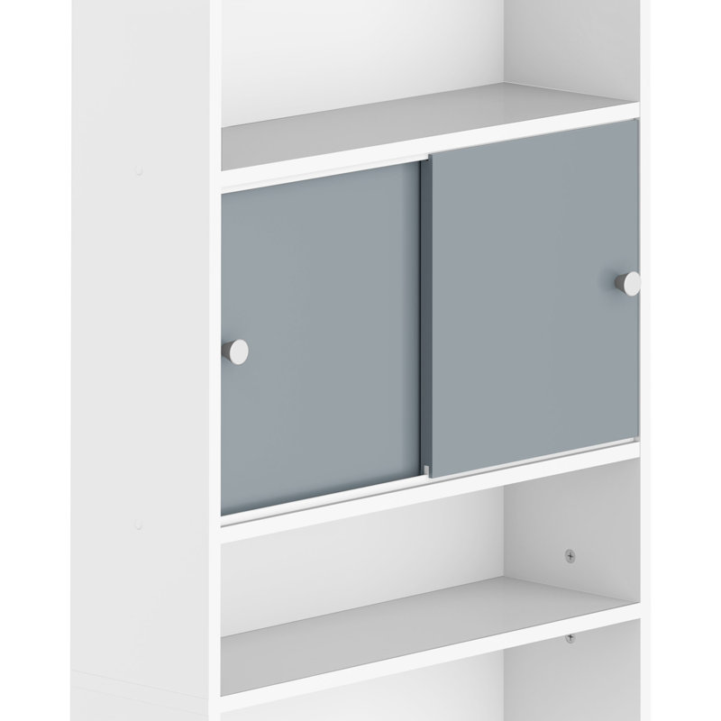 Arignote Bathroom Shelves, White/Grey