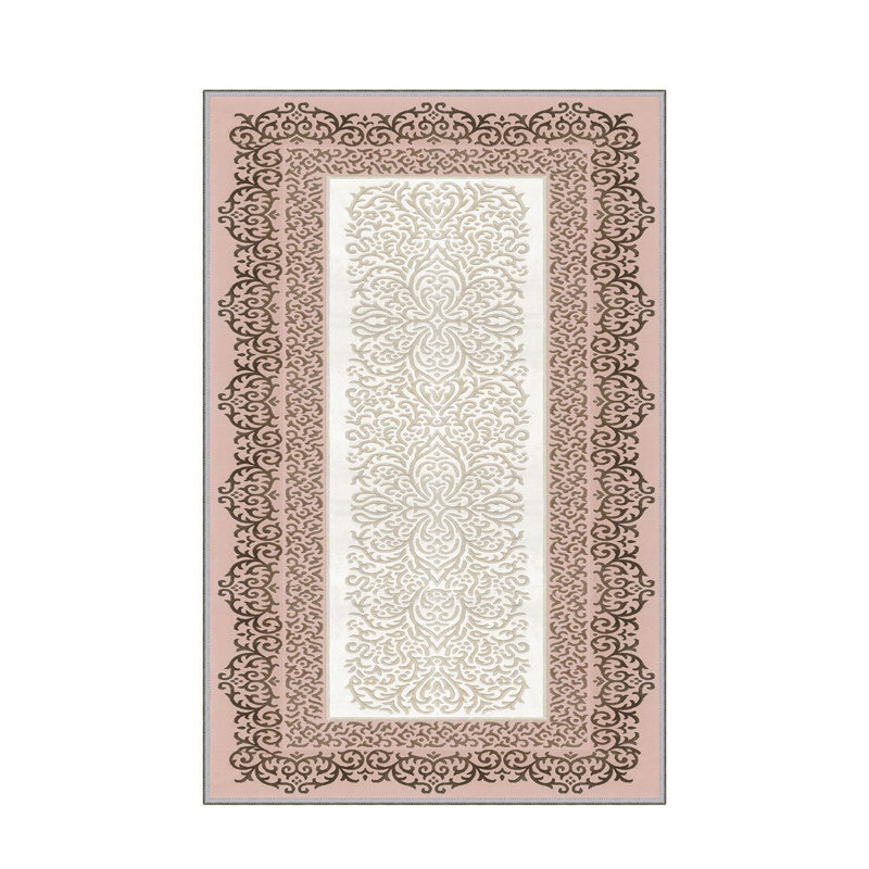 Antibacterial Hall Carpet, 39.4 x 59.1 inches | 100% Polyester, 0.4 in Pile Height, Non-Slip PVC Felt Dot Underside | Machine Washable, 3D Digital Printing, Durable & Stylish for Modern Home Décor
