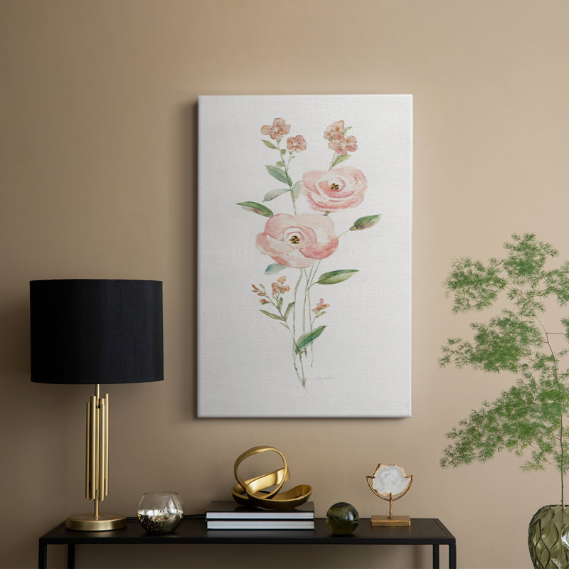 Floral Belle II - galerie Cavas sur mesure, H 18 po x l 12 po