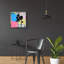 Art mural en verre épique «Treeform No. 2» par Jan Weiss, 24 po x 24 po-117452697