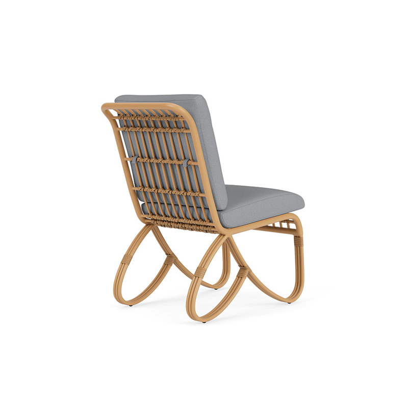 Riviera Outdoor Dining Side Chair, Sandberg Pewter