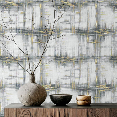 Metals Abstract Wallpaper Roll