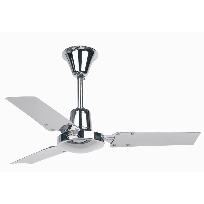 Indus 64cm Ceiling Fan, Chrome