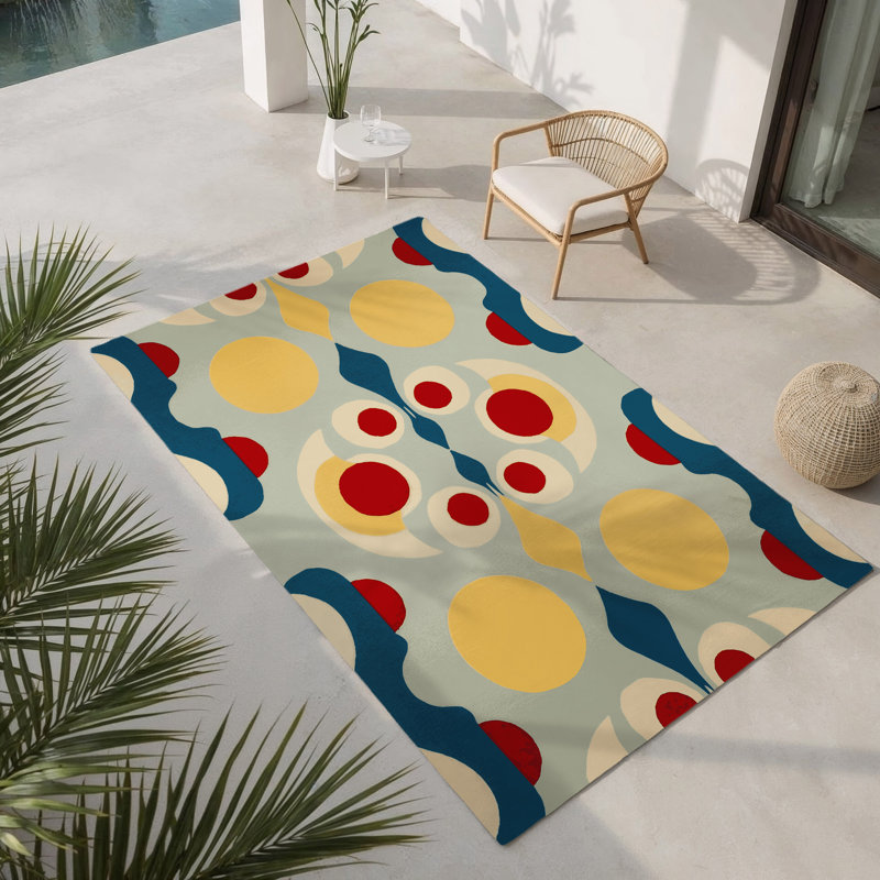 Vibrant Sway Indoor And Outdoor Area Rug, Rectangle 5' x 7'