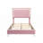 Upholstered Bed Frame with LED Lights