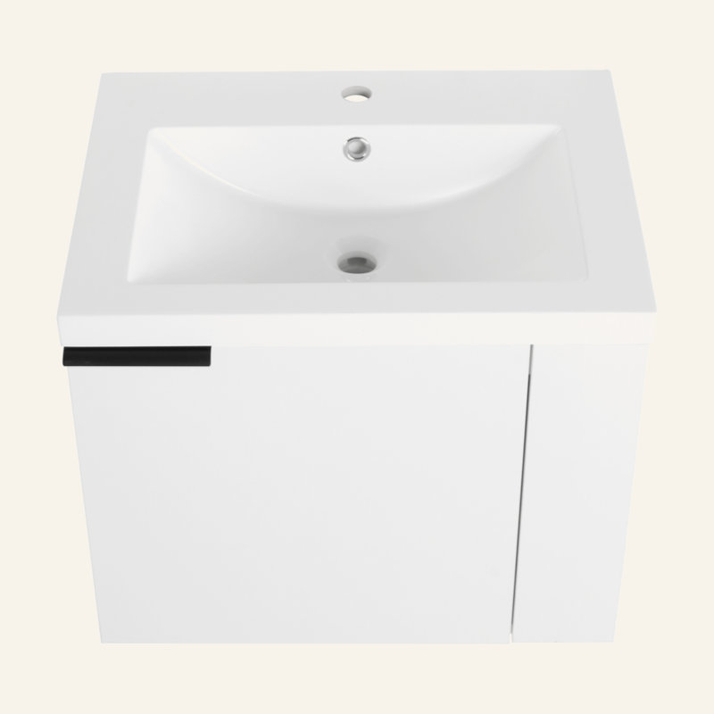 Ensemble de meuble-lavabo de salle de bain 24 po pour grand espace, ensemble d'armoires de salle de bain moderne, ensemble d'armoires de salle de bain